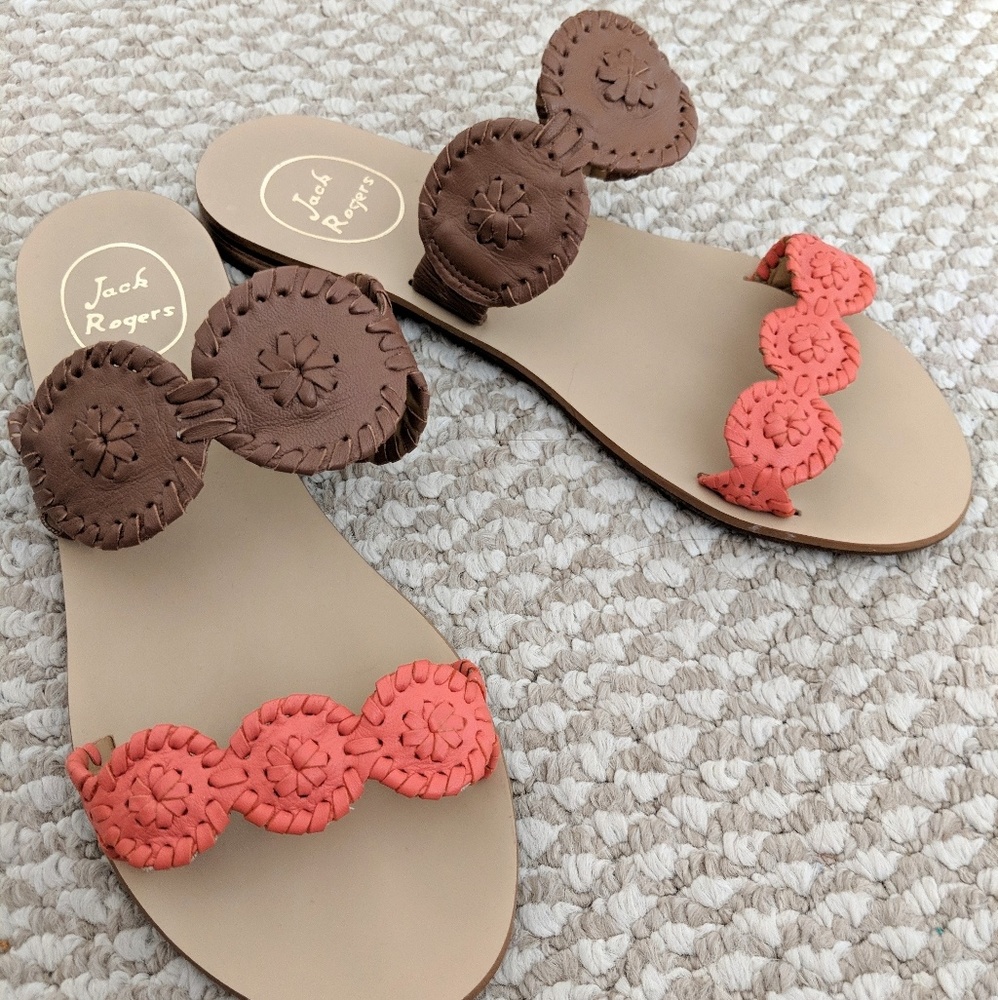 Jack Rogers Colorblocked Lauren Sandals